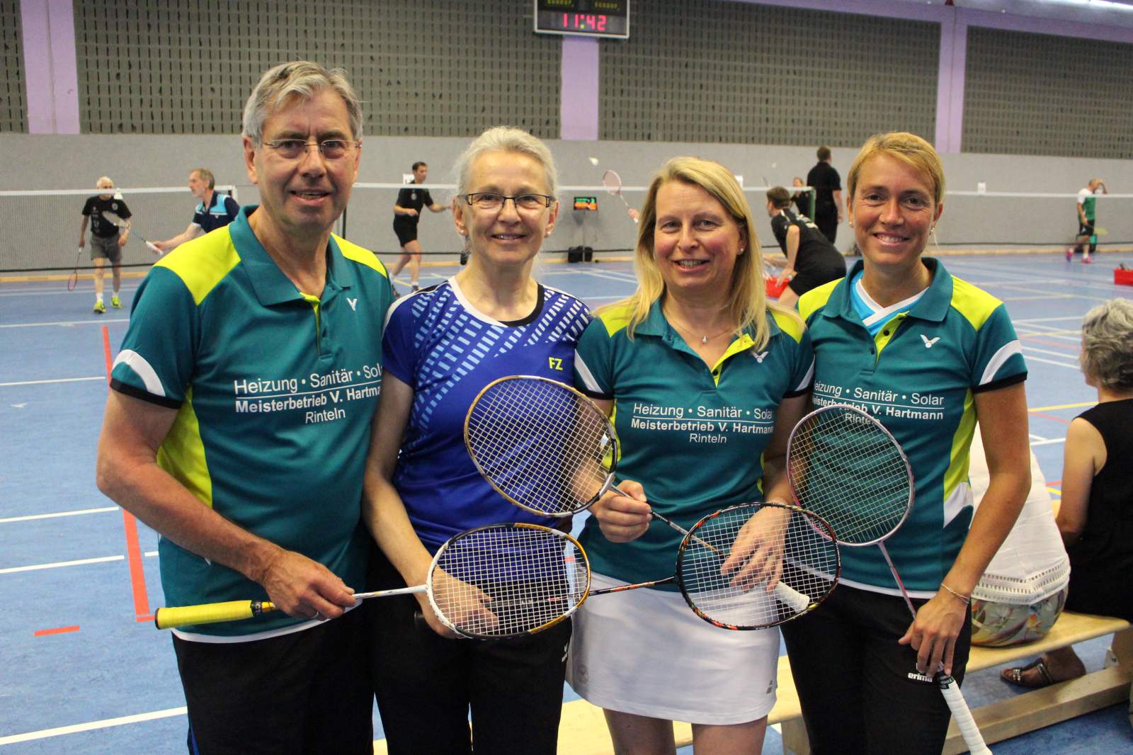 Deutsche Meisterschaften O35 Badminton in Langenfeld